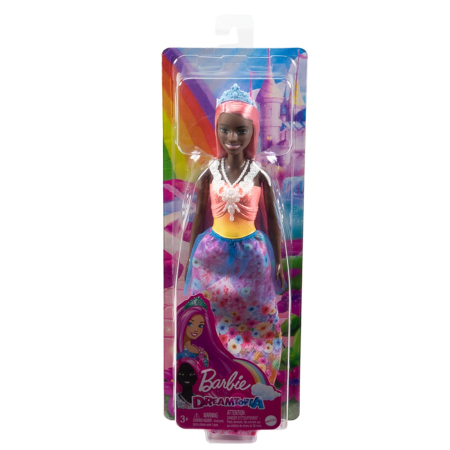 Papusi, plusuri, zane si figurine - BARBIE DREAMTOPIA PAPUSA PRINTESA CU PAR CORAI