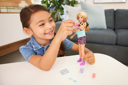 BARBIE PAPUSA SKIPPER FIRST JOBS BABYSITTER PAPUSA BLONDA [2]