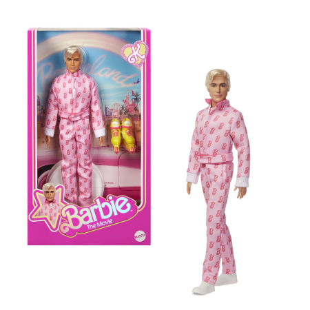 BARBIE THE MOVIE PAPUSA KEN CU PATINE CU ROTILE SI TINUTA ROZ [8]