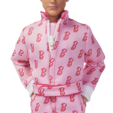 BARBIE THE MOVIE PAPUSA KEN CU PATINE CU ROTILE SI TINUTA ROZ [2]