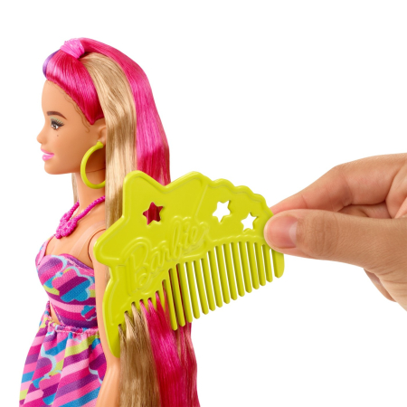 BARBIE TOTALLY HAIR PAPUSA BARBIE SATENA [5]
