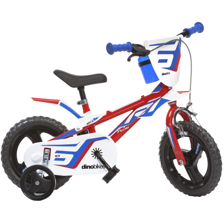 Trotinete si biciclete - Bicicleta copii Dino Bikes 12" R1 rosu