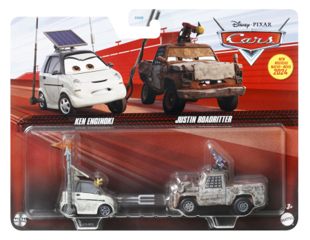 Masinute si trenulete - CARS3 SET 2 MASINUTE METALICE KEN ENGINOKI SI JUSTIN ROADRITTER