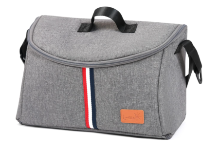 Carucior 2 in 1, Cu Suspensie, Geanta inclusa, Strangere compacta, Maner reversibil,  Gri [4]