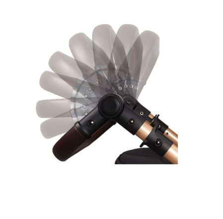 Carucior 2 in 1, Suspensie dubla pe roata, Geanta inclusa, strangere compacta, Kaki [2]