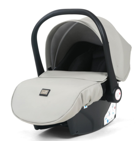 Carucior 3 in 1, 0-36 luni, Colectia Fizio-Lux, Piese distincte, Reversibil, Cu Suspensii, Husa de ploaie si insecte, Manusi de protectie, Eco-piele, Gri [4]