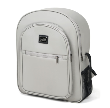 Carucior 3 in 1, 0-36 luni, Colectia Fizio-Lux, Piese distincte, Reversibil, Cu Suspensii, Husa de ploaie si insecte, Manusi de protectie, Eco-piele, Gri [5]