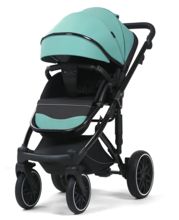 Carucior 3 in 1, 0-36 luni, Colectia Fizio-Lux, Piese distincte, Reversibil, Cu Suspensii, Husa de ploaie si insecte, Manusi de protectie, Eco-piele, Green [3]
