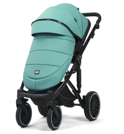 Carucior 3 in 1, 0-36 luni, Colectia Fizio-Lux, Piese distincte, Reversibil, Cu Suspensii, Husa de ploaie si insecte, Manusi de protectie, Eco-piele, Green [2]
