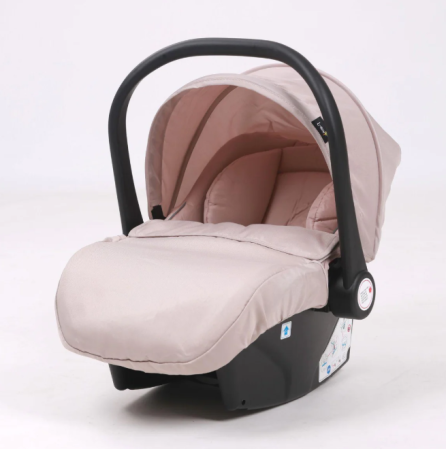 Carucior, 3 in 1, cu suspensii duble si landou reversibil, Element sustinere dublu, L-Sun, Bej [4]