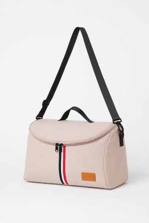 Carucior, 3 in 1, cu suspensii duble si landou reversibil, Element sustinere dublu, L-Sun, Bej [5]