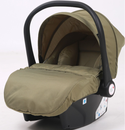 Carucior, 3 in 1, cu suspensii duble si landou reversibil, Element sustinere dublu, L-Sun, Kaki [5]