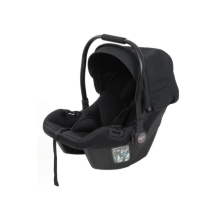 Carucior 3 in 1, Cu suspensii, Geanta termica pentru accesorii si salteluta, Black [2]