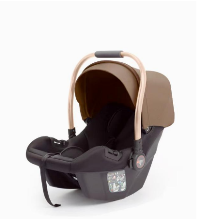 Carucior 3 in 1, Cu suspensii, Geanta termica pentru accesorii si salteluta, Coffe [2]