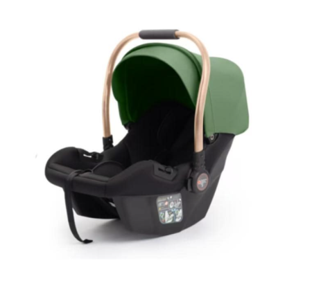 Carucior 3 in 1, Cu suspensii, Geanta termica pentru accesorii si salteluta, Green [2]