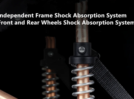 Carucior 3 in 1, Cu suspensii, Geanta termica pentru accesorii si salteluta, Green [4]