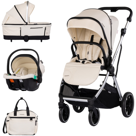 Carucioare - Carucior Chipolino Aurora 3 in 1 cashmere