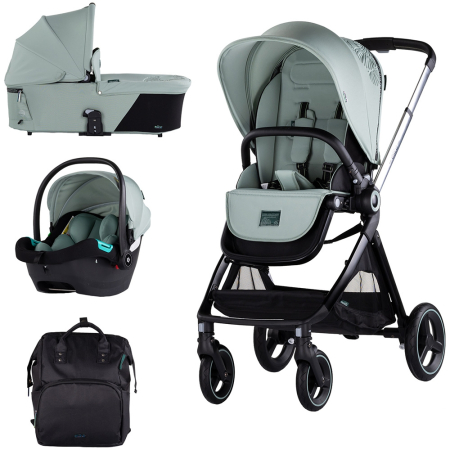 Carucioare - Carucior Chipolino Elite 3 in 1 basil