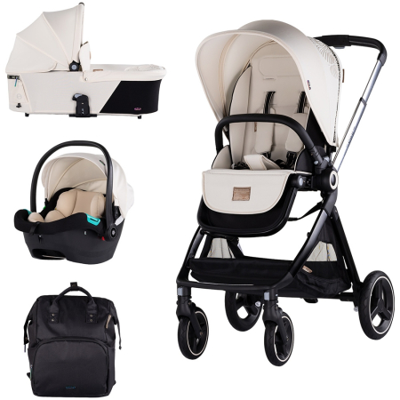 Carucioare - Carucior Chipolino Elite 3 in 1 biscotta