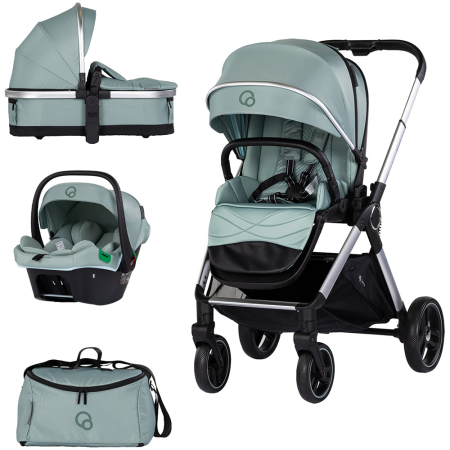 Carucioare - Carucior Chipolino Euphoria 3 in 1 matcha