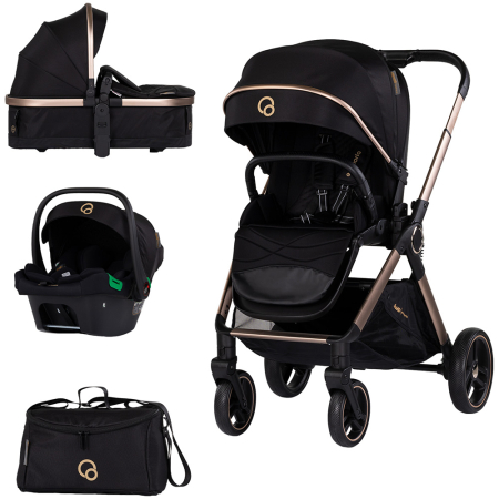 Carucioare - Carucior Chipolino Euphoria 3 in 1 noir