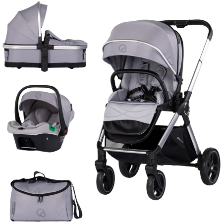 Carucior 3 in 1 - Carucior Chipolino Euphoria 3 in 1 platinum