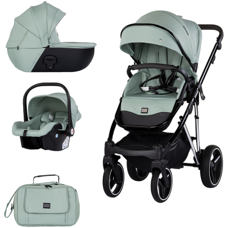 Pentru bebe - Carucior Chipolino Imperium 3 in 1 matcha