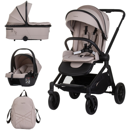 Carucioare - Carucior Chipolino Magnum 3 in 1 tiramisu