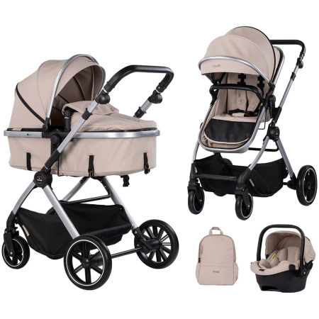 Carucior 3 in 1 - Carucior Chipolino Pearl 3 in 1 latte