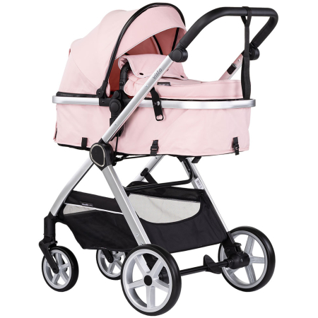 Pentru bebe - Carucior Chipolino Vista 2 in 1 pink marshmallow