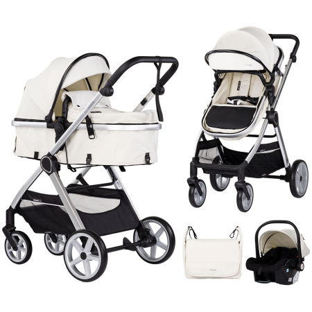 Pentru bebe - Carucior Chipolino Vista 3 in 1 biscotta