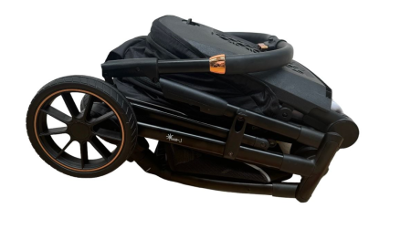 Carucior copii, 0-36 luni, sarcina maxima 22 kg, Landou reversibil, Colectie Lux, Gri [4]