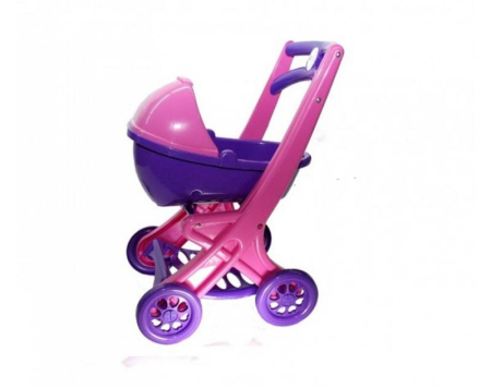 Jucarii - Carucior pentru papusa MyKids 0121/02 Mov-Roz