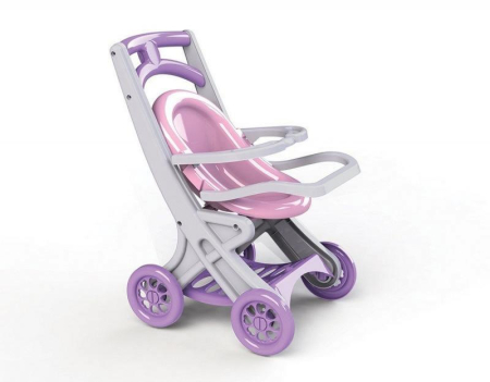 Jucarii - Carucior pentru papusa MyKids 0122/04 Roz Mov