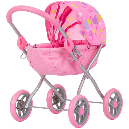 bubu-still.ro - Carucior pentru papusi Chipolino Daisy hearts
