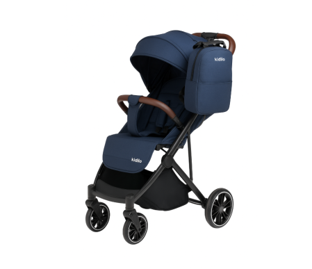 Carucior sport, Kidilo, Pentru toamna-iarna, Husa de picioare, Copertina extensibila,  Negru [1]