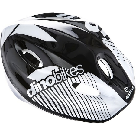 Jucarii - Casca de protectie Dino Bikes alb si gri