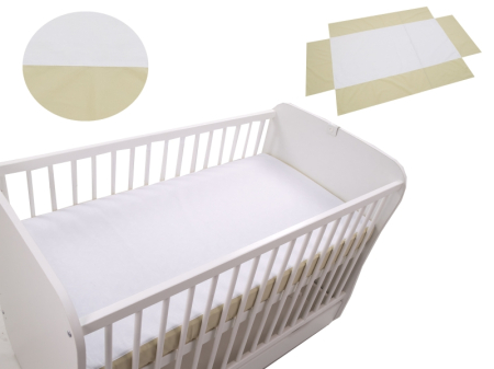 Lenjerie pat - Cearceaf Klups fara elastic Bej 120x60