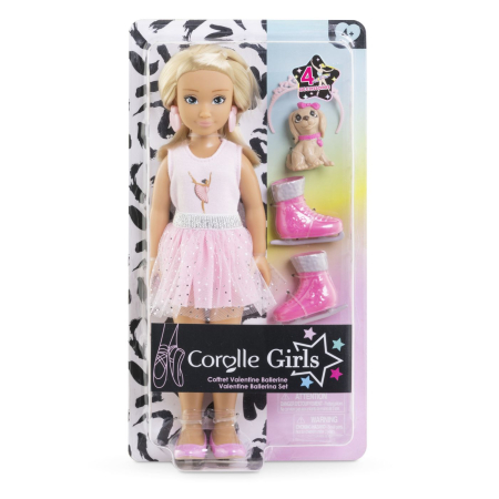 Noutati - COROLLE SET BALERINA PAPUSA VALENTINE 28CM