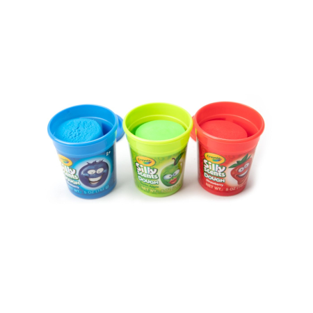 CRAYOLA SILLY SCENT SET 3 BORCANASE CU PLASTILINA PARFUMATA 142G [5]