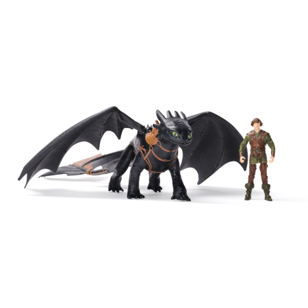 CUM SA ITI DRESEZI DRAGONUL SET DRAGON TOOTHLESS SI FIGURINA VIKING HICCUP [1]