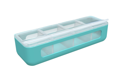 Biberoane si dispozitive de hranire - CUTIE SNACK 4 COMPARTIMENTE, MELII, BLUE