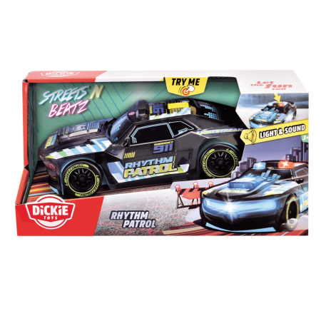 Jucarii - DICKIE MASINUTA CU TELECOMANDA RHYTHM PATROL 20CM