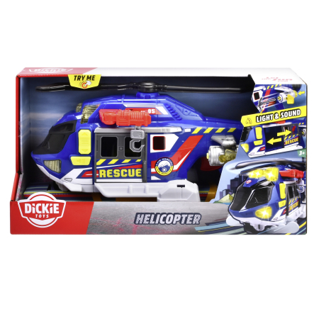Noutati - DICKIE TOYS ELICOPTER CU LUMINI SI SUNETE 39CM