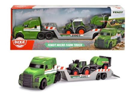 Jucarii - DICKIE TOYS FENDT MICRO FARM SET 3 VEHICULE AGRICOLE 32CM