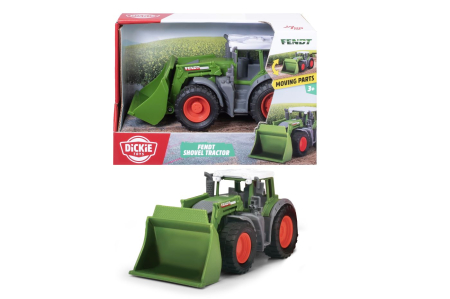 Jucarii - DICKIE TOYS FENDT TRACTOR CU CUPA FRONTALA MOBILA SCARA 1 LA 36