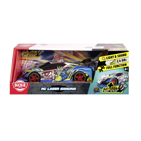 Jucarii - DICKIE TOYS MASINA CU TELECOMANDA LASER SAMURAI 22CM
