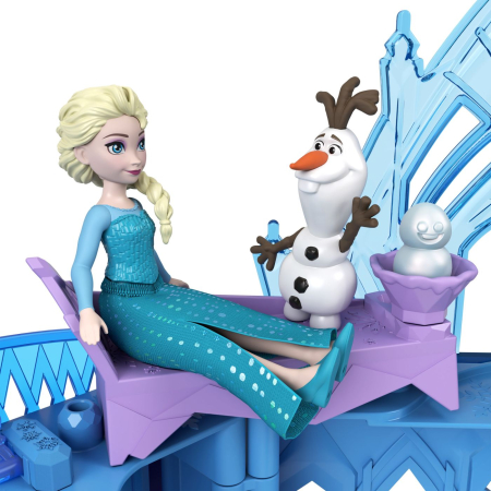 DISNEY FROZEN SET DE JOACA PAPUSA ELSA SI CASTELUL DE GHEATA CU ACCESORII [5]