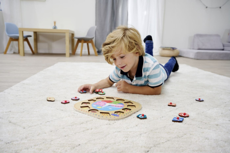 EICHORN PEPPA PIG CEAS DE INVATARE DIN LEMN 25CM [3]