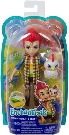 Papusi, plusuri, zane si figurine - ENCHANTIMALS PAPUSI SI ANIMALUTE REDWARD ROOSTER SI CLUCK